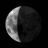 Waxing Crescent, Moon at 6 days in cycle